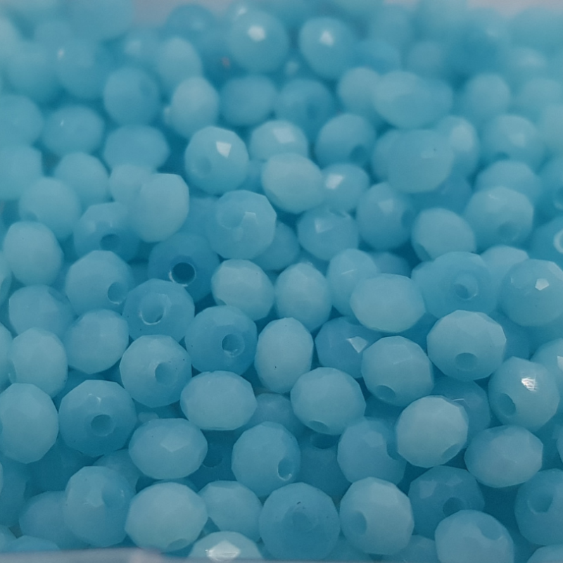 Cristalli 2.5 mm  200pezzi circa-CL74 Turchese opalino