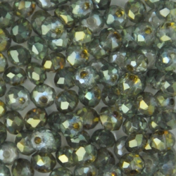 Cristalli 3.5 mm-CL54 Verde grigio iridescente