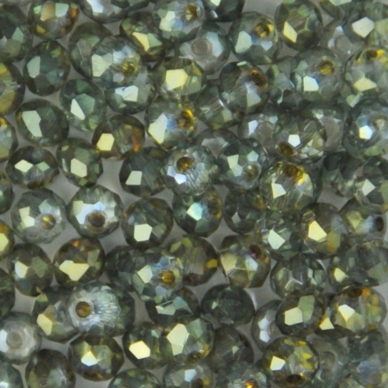 Cristalli 3.5 mm-CL54 Verde grigio iridescente