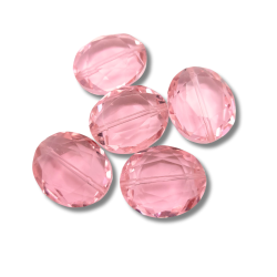 pietra bon bon quarzo rosa 25 x 20 mm 5 pz