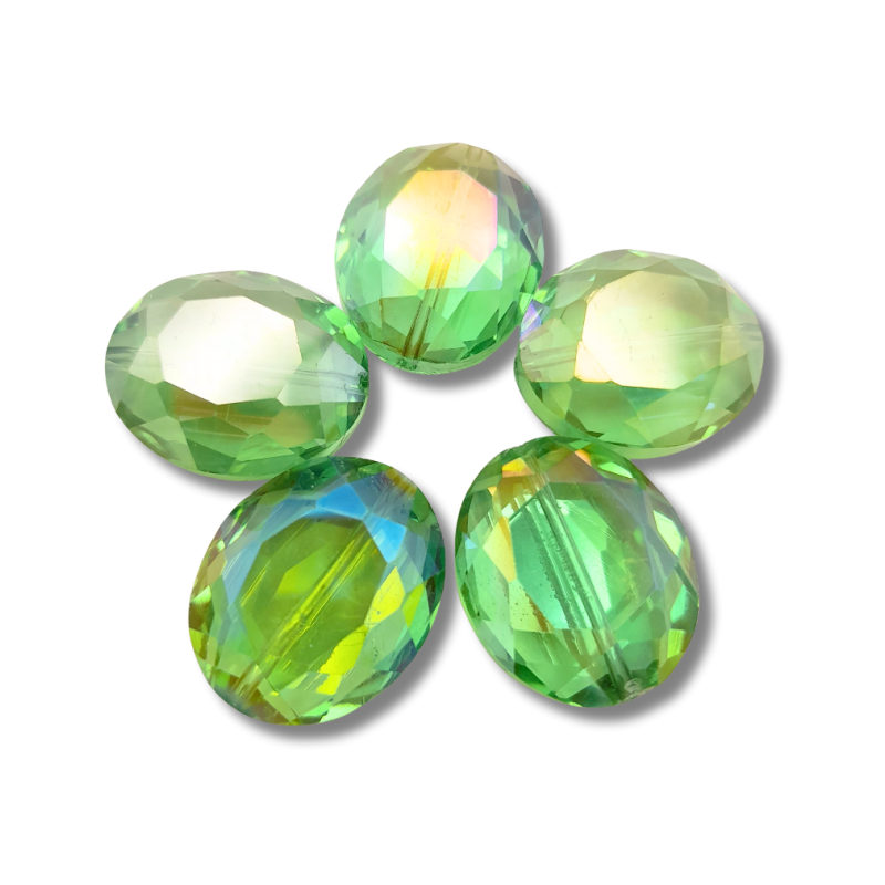 pietra bon bon ametista verde 25 x 20 mm 5 pz