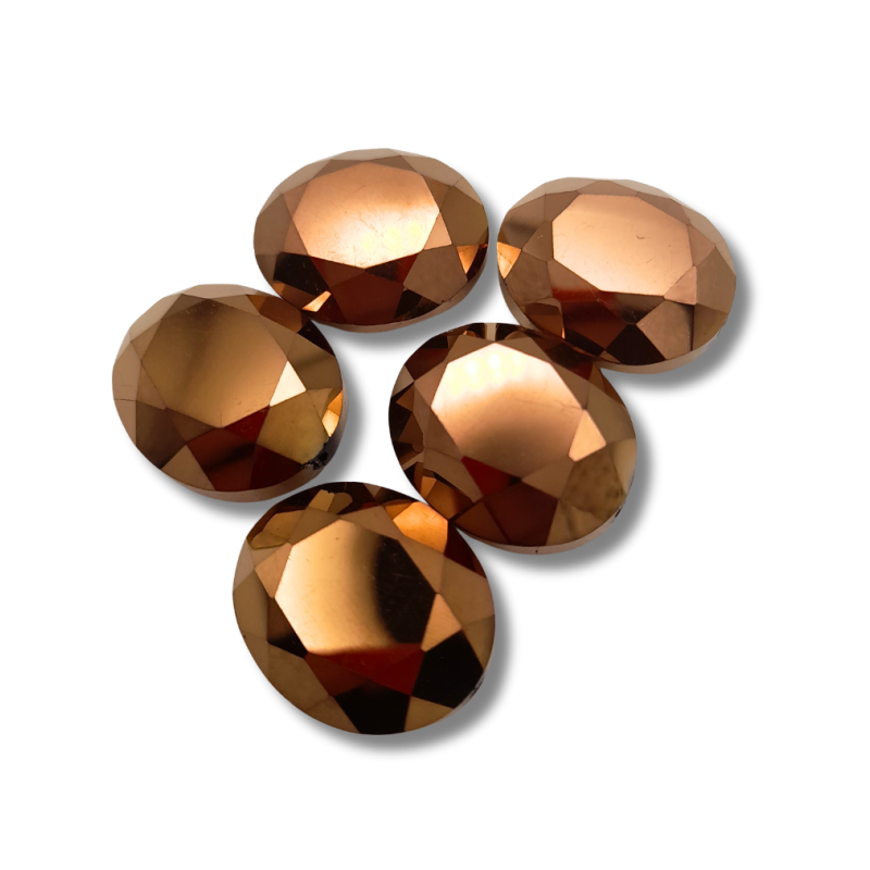 pietra bon bon rame metallic 25 x 20 mm 5 pz