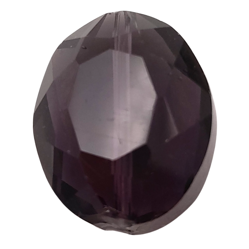 pietra bon bon viola scuro  20 x 15 mm 6 pz