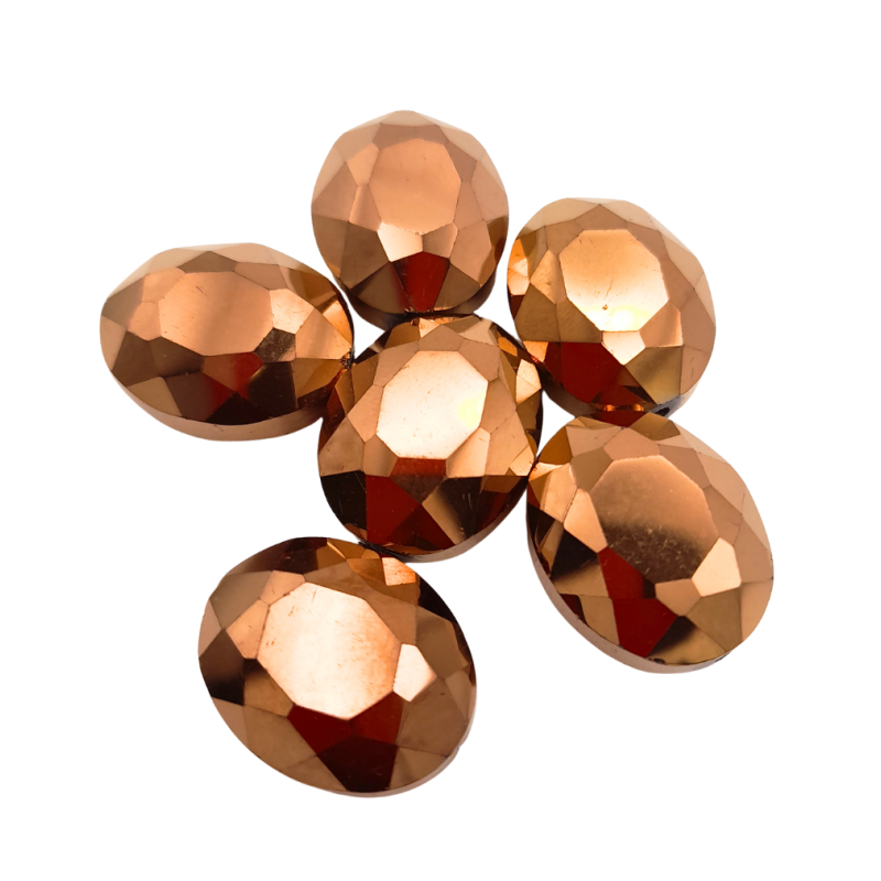 pietra bon bon rame metallic 20 x 15 mm 6 pz
