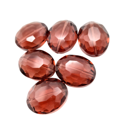 pietra bon bon quarzo affumicato 20 x 15 mm 6 pz