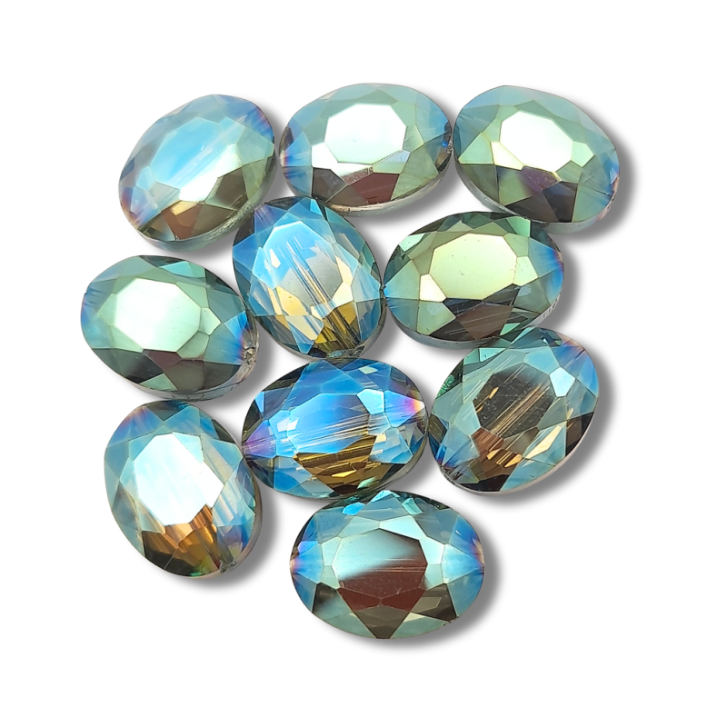 pietra bon bon apatite caraibica 16 x12  mm 10 pz