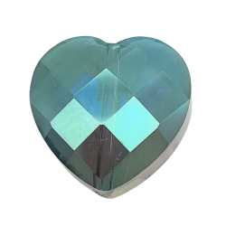 pietre cuore apatite caraibica 15mm 5pz