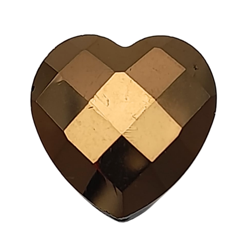 pietre cuore rame metallic 15mm 5pz