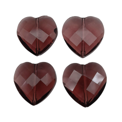 pietre cuore marrone 20 mm 4pz
