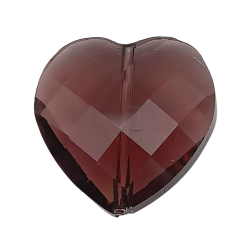 pietre cuore marrone 20 mm 4pz