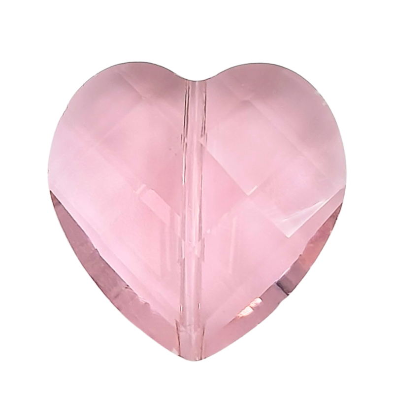 pietre cuore quarzo rosa 20 mm 4pz