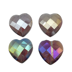 pietre cuore light topazio grape 20 mm 4pz