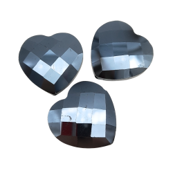 pietre cuore ematite 30 mm 3pz