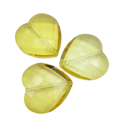 pietre cuore moissanite 30 mm 3pz