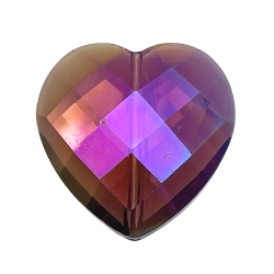 pietre cuore light topazio grape 30 mm 3pz