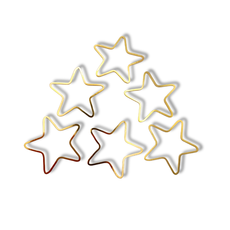 stella 30 mm oro 6pz.