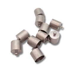 capicorda argento 10mm 10pz.