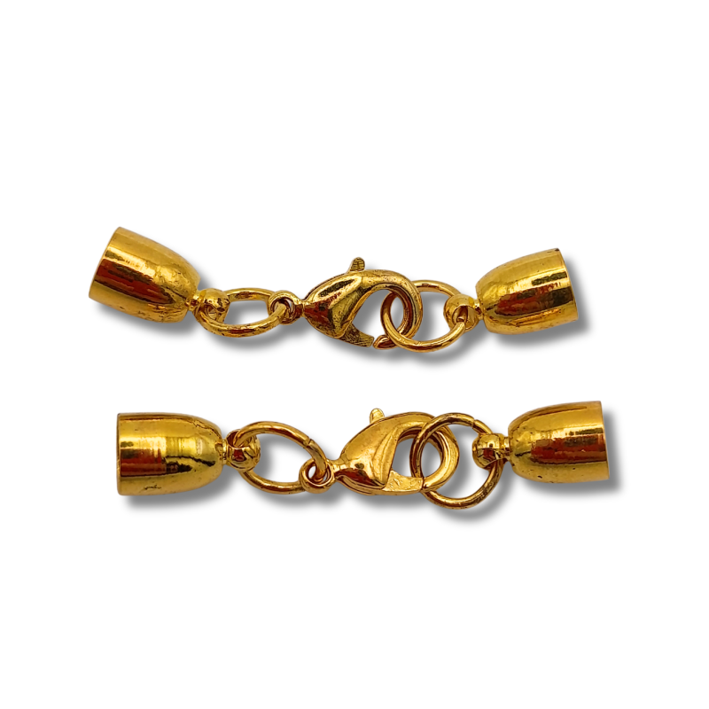 capicorda campana oro 5mm 2pz.