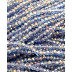 cristalli 4 mm - 301 azzurro fiordaliso trasparente