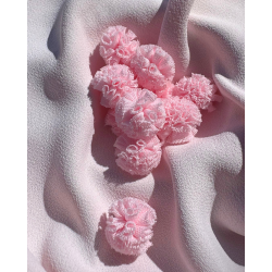 pompon in tulle rosa 20 mm