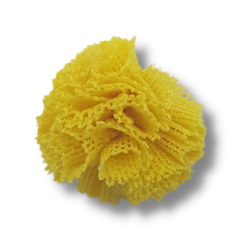 pompon in tulle giallo 20 mm