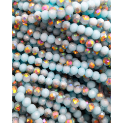 cristalli 4 mm - 304 azzurro scarabeo rosa
