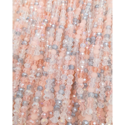 cristalli 4 mm - 309 rose melange