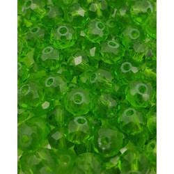 PROMO 10 FILI - Cristalli 4 mm - CL8 Verde Prato Trasparente