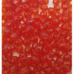 PROMO 10 FILI - Cristalli 4 mm - SH199 red orange