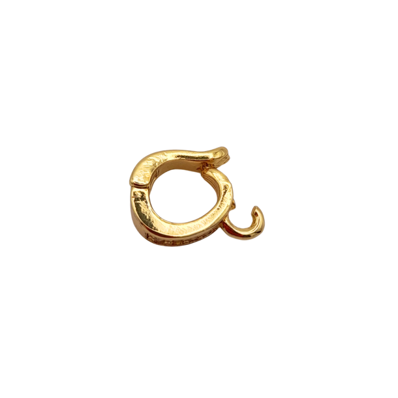 chiusura color oro con strass