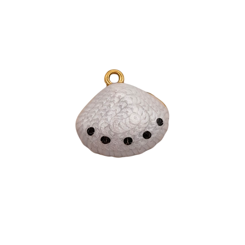 charm mini conchiglia bianca