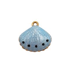 charm mini conchiglia azzurra
