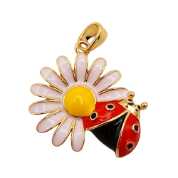 charm margherita e coccinella