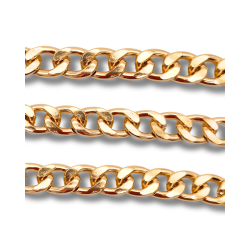 catena in ottone color oro