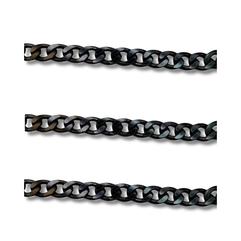 catena in ottone color nero