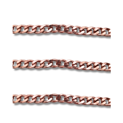 catena in ottone color oro rosa