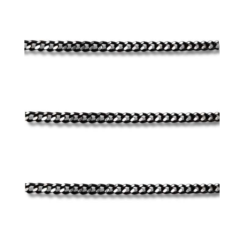 catena in ottone color nero