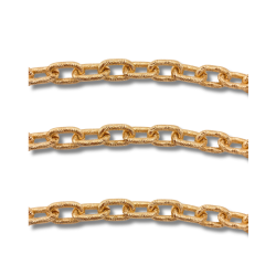catena in alluminio color oro