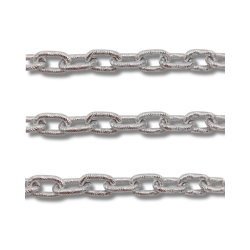 catena in alluminio color argento