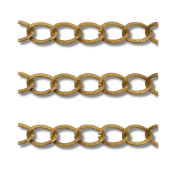 catena in alluminio color oro antico