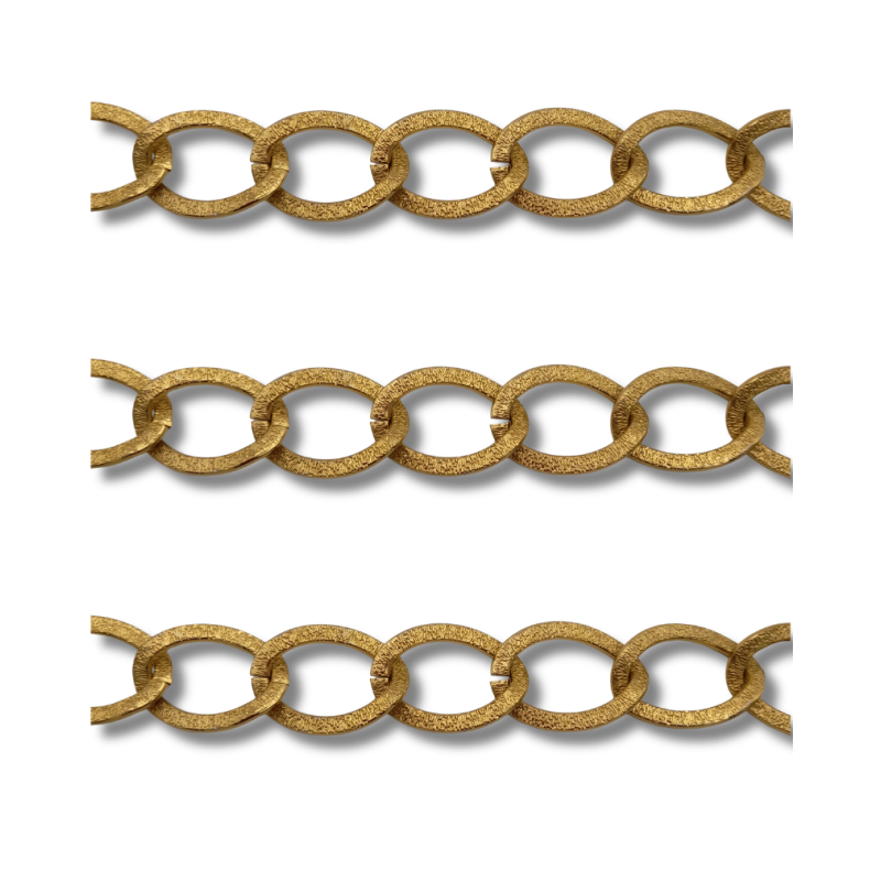 catena in alluminio color oro antico