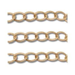 catena in alluminio color oro chiaro