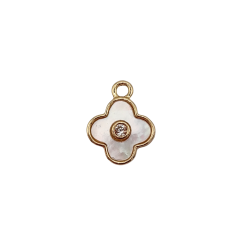 charm fiore bianco
