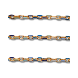 catena acciaio smaltata multicolor blu