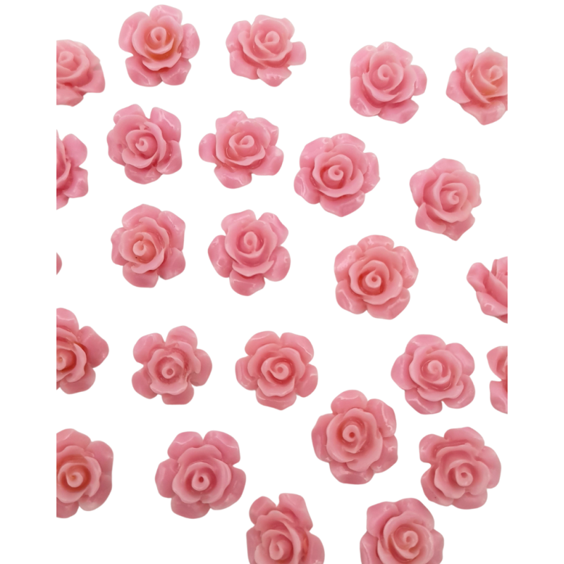 roselline 13 mm 6pz. rosa baby