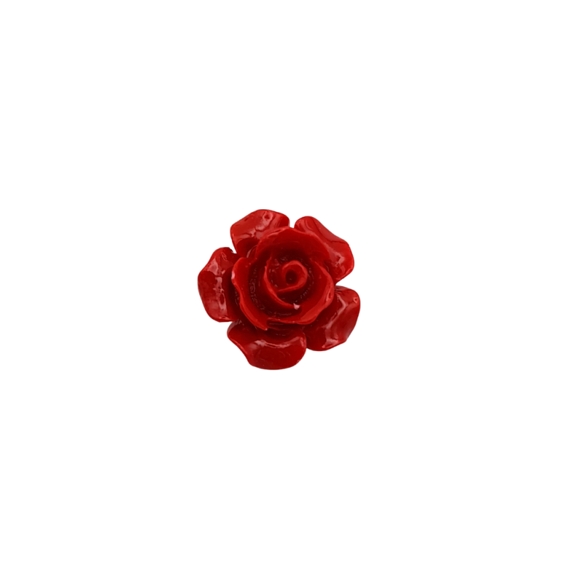 roselline 13 mm 6pz. rosso ciliegia