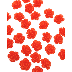 roselline 13 mm 6pz. corallo