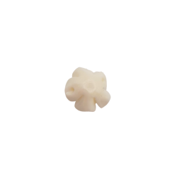 roselline 13 mm 6pz. bianco latte