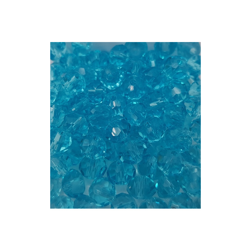 Cristalli 6 mm - CL9 Celeste trasparente
