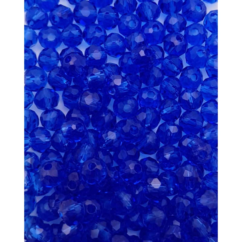 PROMO 10 FILI - cristalli 4 mm CL12 AZZURRO INTENSO